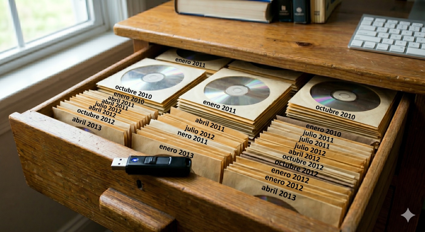 Qué hacer con un cajón lleno de discos de estudios médicos
